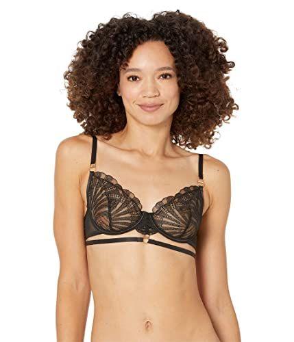 Bluebella Hallie Demi Cup Bra - Black Bluebella Hallie Demi Cup Bra - Black