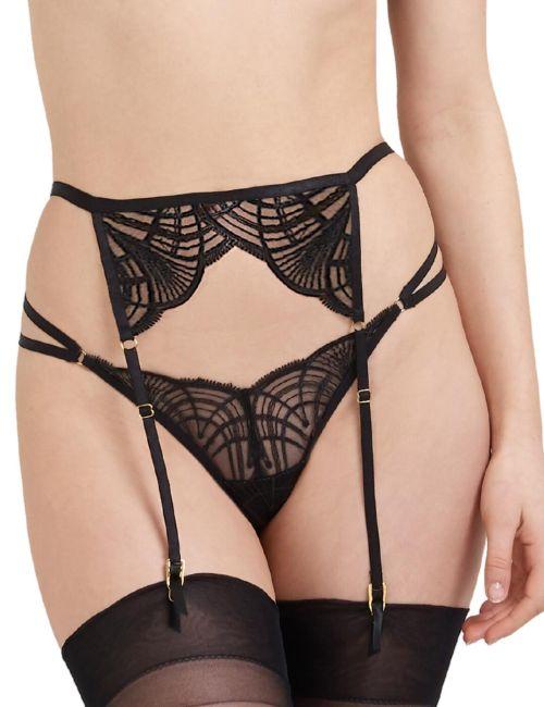 Bluebella Anaya Suspender Belt - Black