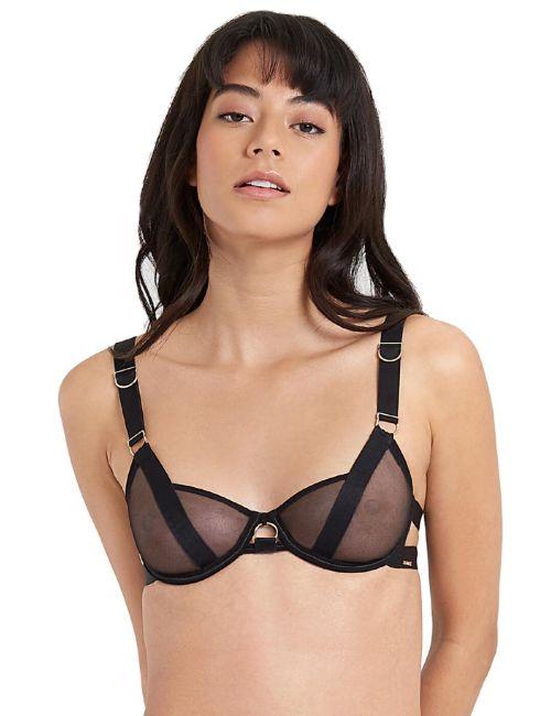 Bluebella Thea Half Cup Bra - Black Bluebella Thea Half Cup Bra - Black