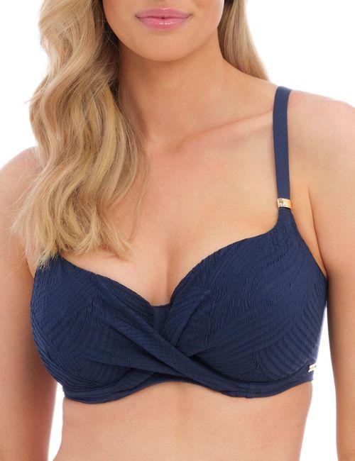 Fantasie Ottawa Wrap Front Full Cup Bikini Top - Ink