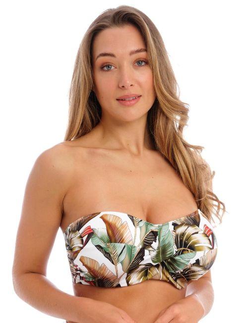 Fantasie Kinabalu Bandeau Bikini Top - Jungle