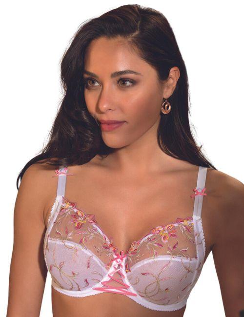 Lise Charmel Ete Frivole 3 Parts Full Cup Bra - Blanc Frivole