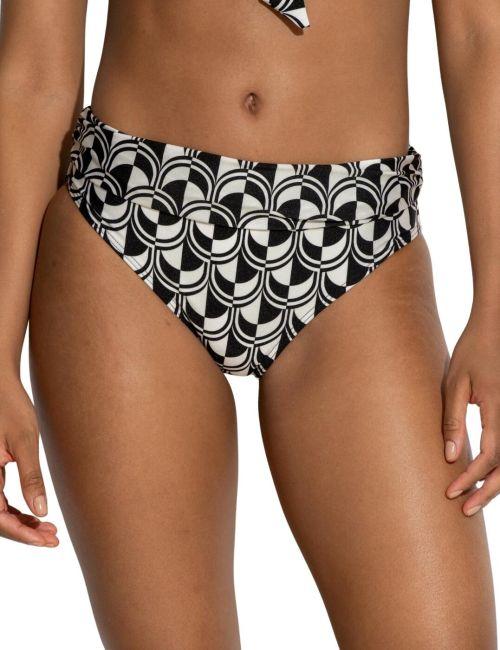 Pour Moi Casablanca Fold Over Bikini Brief - Mono