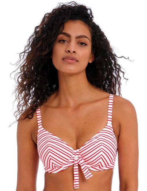 Freya New Shores Plunge Bikini Top - Chilli