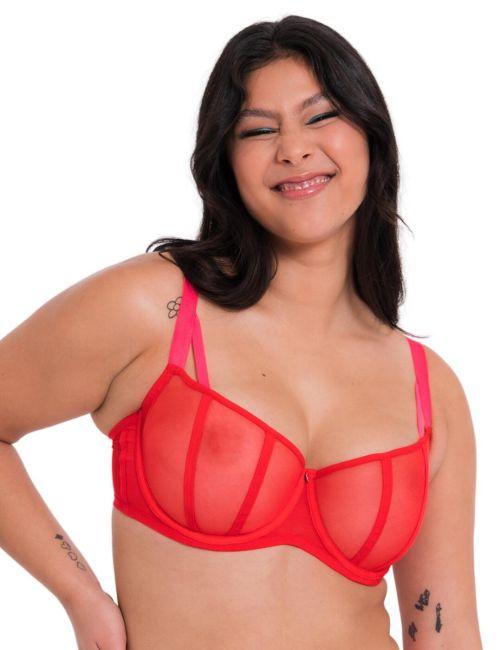 Curvy Kate Elementary Balcony Bra - Red/Pink