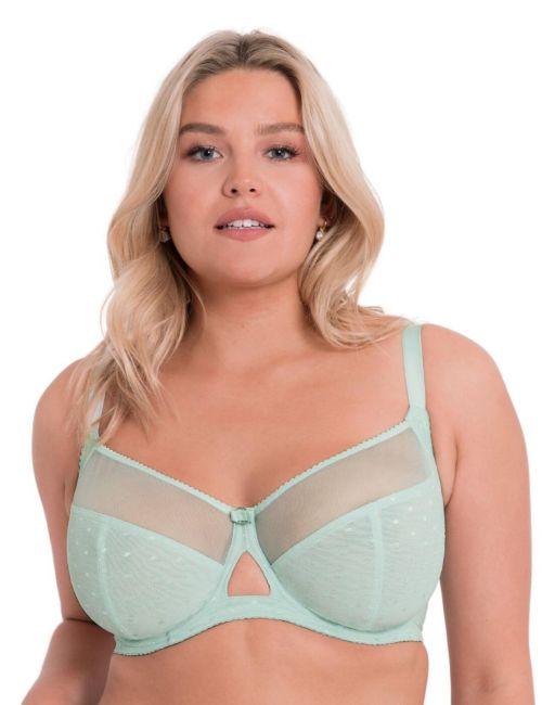 Curvy Kate Victory Polka Balcony Bra - Mint
