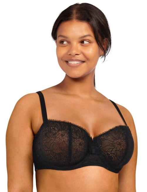 Chantelle Day to Night Half Cup Bra - Black