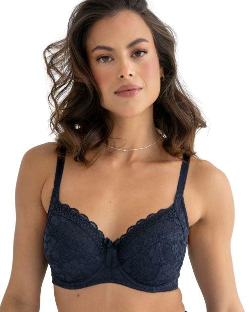 Pour Moi Rebel Side Support Bra - Midnight