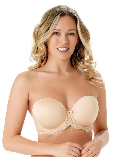 Gossard Superboost Lace Strapless Bra - Beige