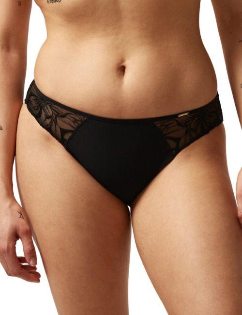 Chantelle Fleurs Brazilian Brief - Black