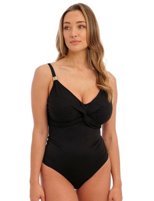 Fantasie Ottawa Underwired Twist Front Swimsuit - Black