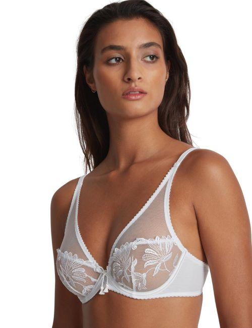 Aubade Lovessence Underwired Triangle Bra - Blanc