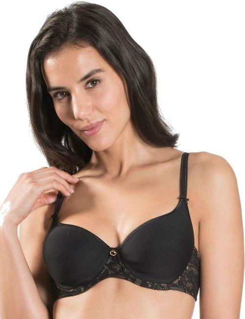 Aubade Rosessence Spacer T Shirt Bra - Noir