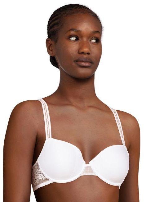 Passionata by Chantelle Maddie Memory Foam Half Cup T Shirt Bra - White