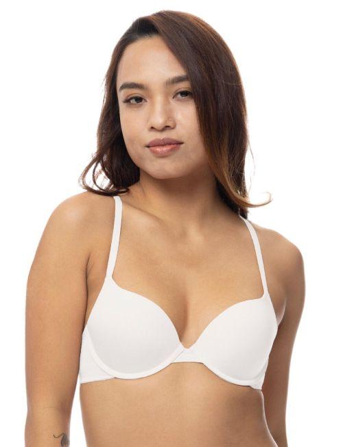 Dorina Michelle/Eco Push Up Demi Cup Bra - White