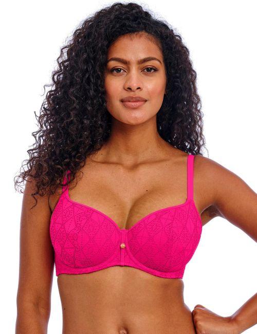 Freya Nomad Nights Sweetheart Bikini Top - Fuchsia