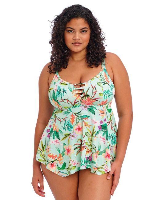 Elomi Sunshine Cove Moulded Tankini Top - Aqua