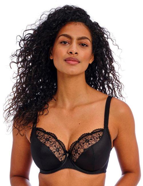 Freya Hallie Underwired Plunge Bra - Black
