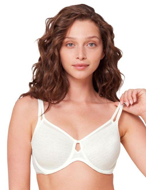 Triumph Signature Sheer Minimiser Bra - Ecru White