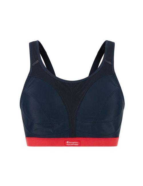 Shock Absorber Active D+ Classic Sports Bra - Navy/Red