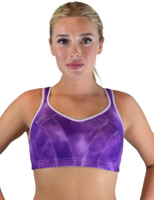 Shock Absorber Active Multi Sports Bra - Purple Print