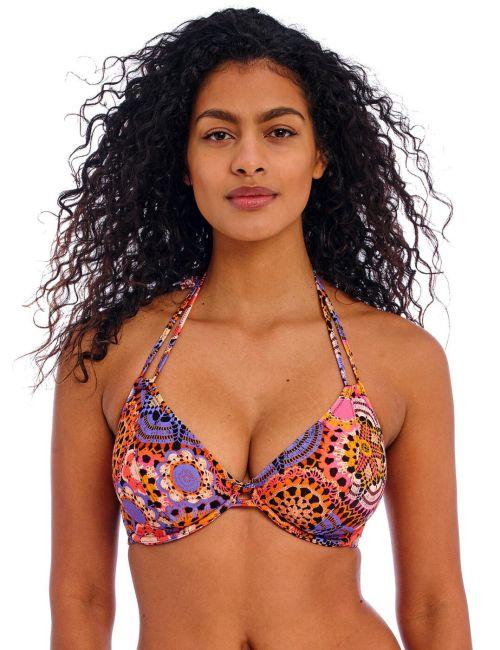 Freya Santiago Nights Halter Bikini Top - Multi