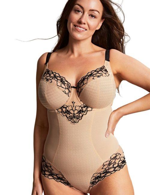 Panache Envy Bodysuit - Sand/Black