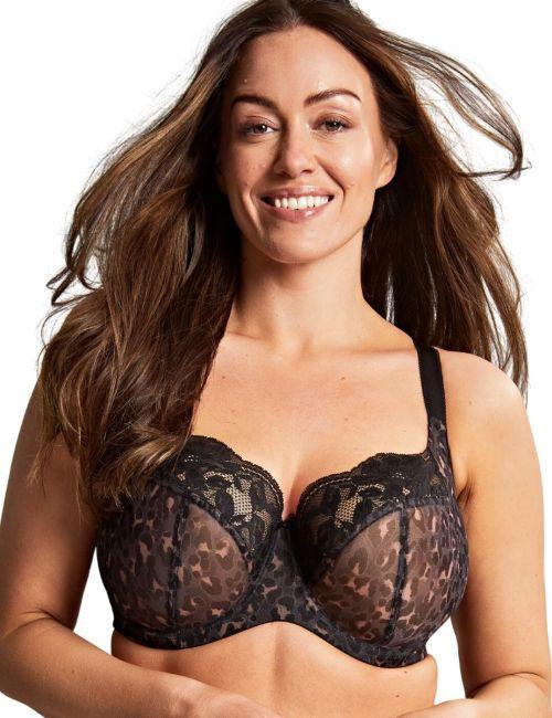 Panache Nina Balcony Bra - Black Leopard