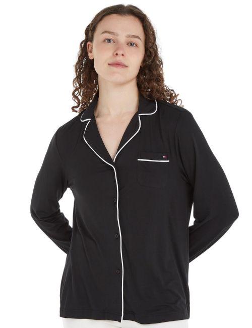 Tommy Hilfiger TH Pyjama Top - Black