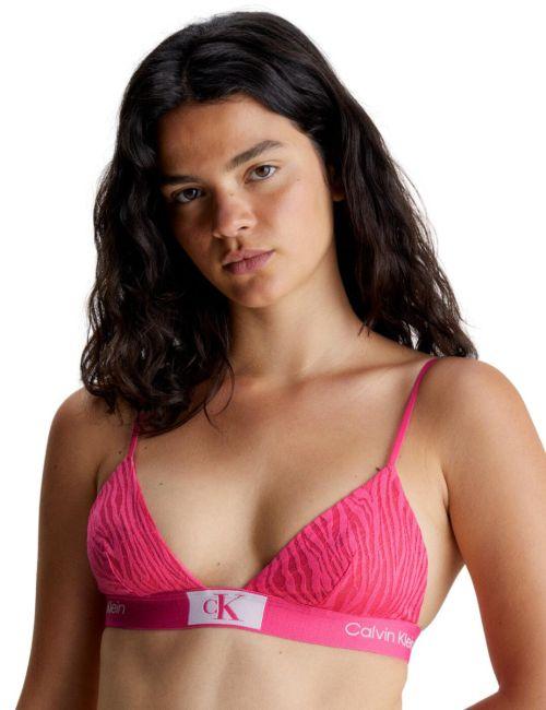 Calvin Klein CK96 Triangle Bra - Fuchsia Rose