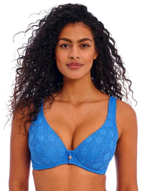 Freya Nomad Nights High Apex Bikini Top - Atlantic