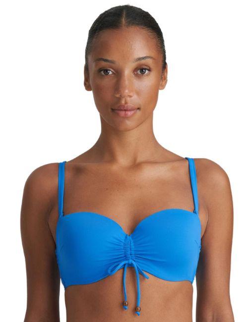 Marie Jo Flidais Padded Strapless Bikini Top - Blue Mistral