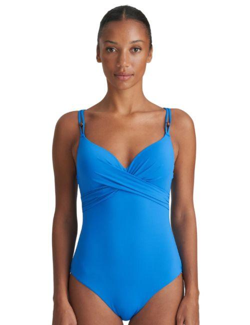 Marie Jo Flidais Plunge Swimsuit - Blue Mistral