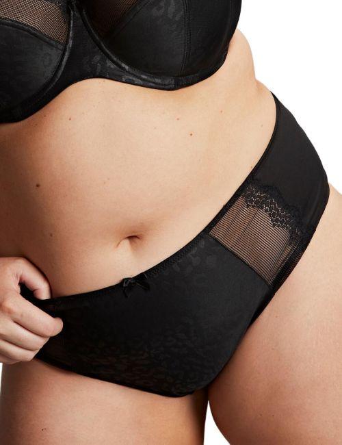 Sculptresse by Panache Esme Deep Brief - Black Animal