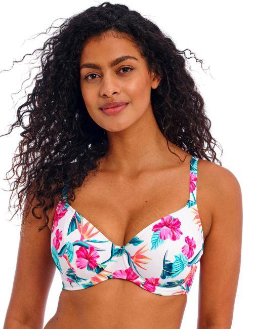 Freya Palm Paradise Bikini Top - White Freya Palm Paradise Bikini Top - White