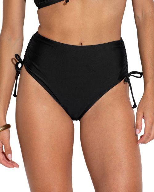 Pour Moi Maya Bay High Waist Bikini Brief - Black