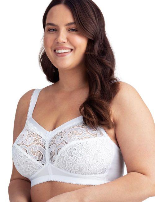 Miss Mary Of Sweden Wonder Minimiser Non Wired Bra - White