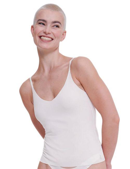 Sloggi Zero Feel Spaghetti Top - Silk White