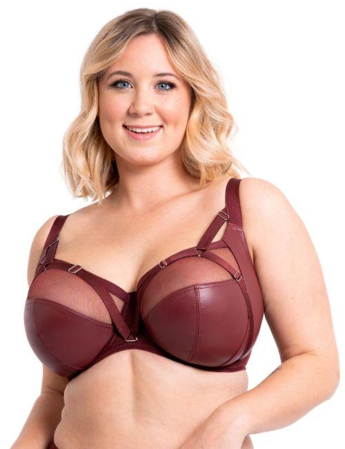 Curvy Kate Enclose Balcony Side Support Bra - Oxblood