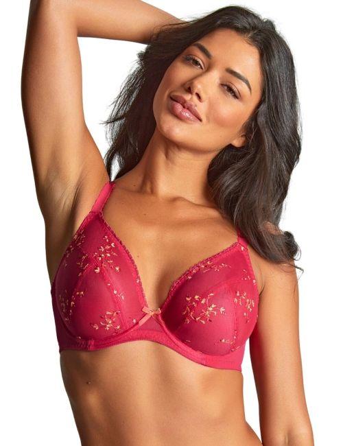 Panache Meadow Plunge Bra - Raspberry