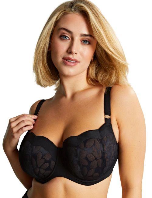 Sculptresse by Panache Ashley Padded Balcony Bra - Black
