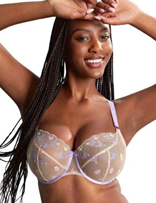 Panache Belle Balcony Bra - Butterflies