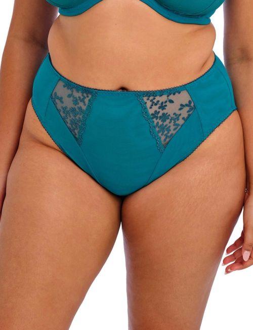Elomi Zarla High Leg Brief - Ocean Depths