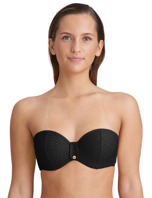 Marie Jo Brigitte Strapless Padded Bikini Top - Black