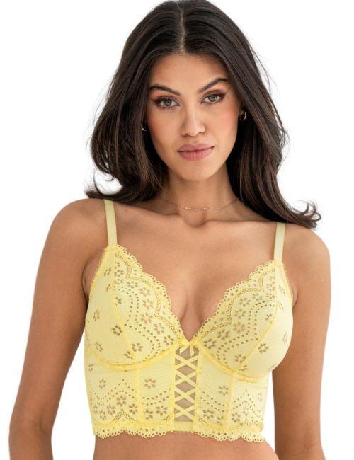 Pour Moi Swoon Bustier Bra - Lemon