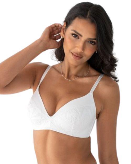 Pour Moi New Romance Padded Non Wired T Shirt Bra - White
