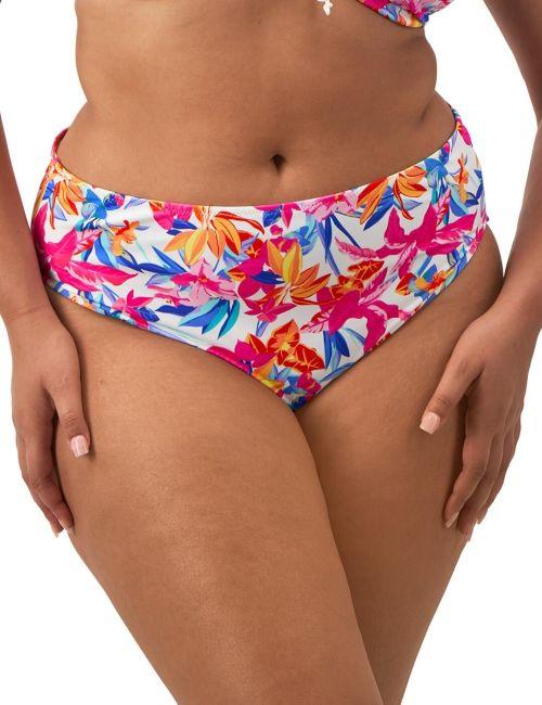 Elomi Savaneta Mid Rise Bikini Brief - White