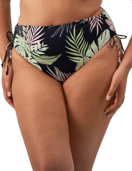 Elomi Tropical Retreat Adjustable Bikini Brief - Black