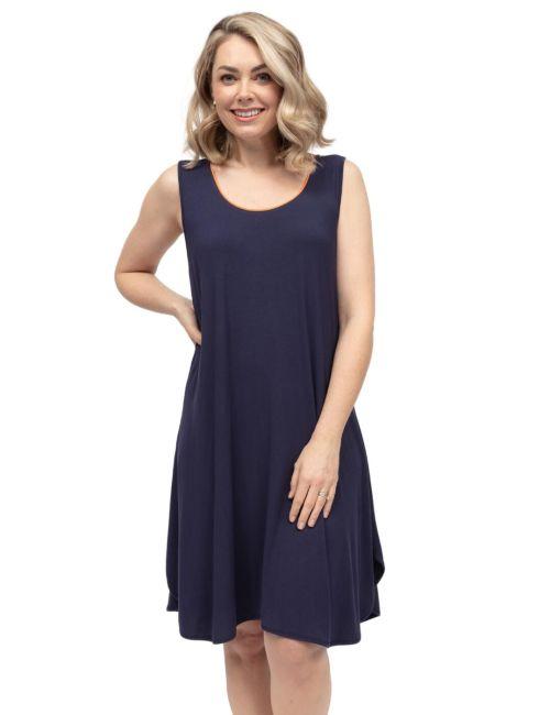 Cyberjammies Taylor Jersey Swing Nightdress - Navy