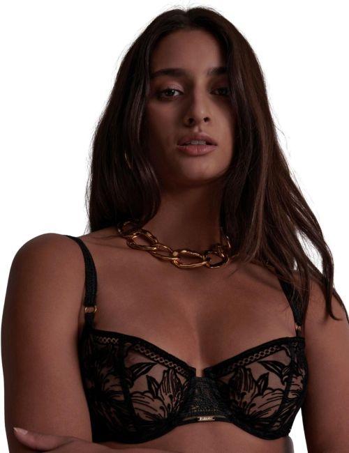 Aubade Coeur A Corps Half Cup Bra - Noir Aubade Coeur A Corps Half Cup Bra - Noir